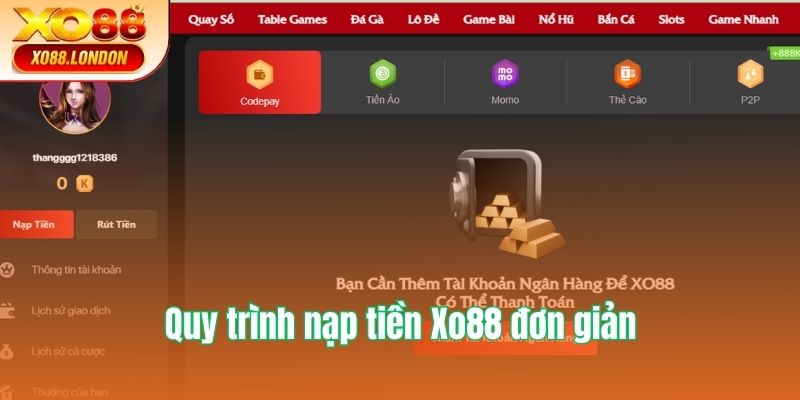 Hướng dẫn bổ sung vốn vào tài khoản chỉ cần 3 bước